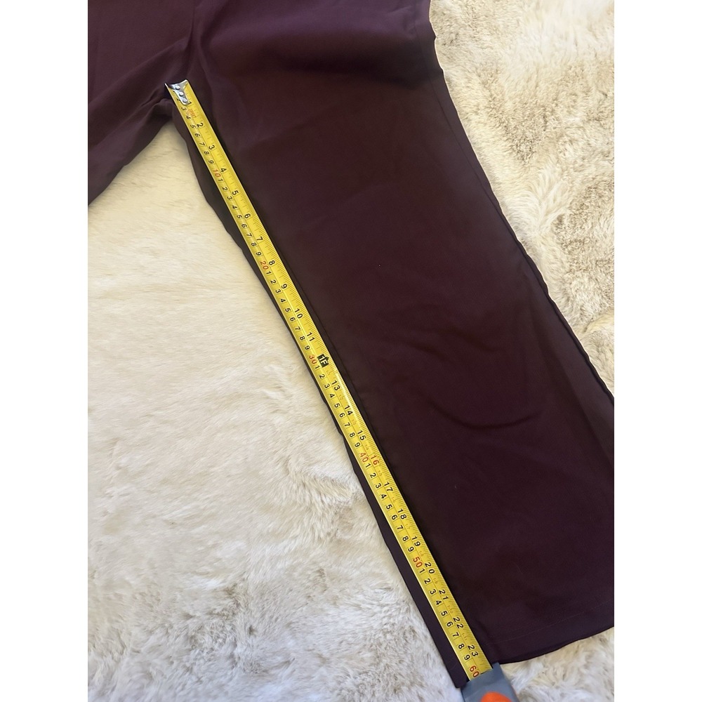 NWT Bloomchic Solid Scarlet Red Pocket Flare Leg … - image 6